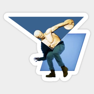 aesthetic discolobus thrower statue Sticker